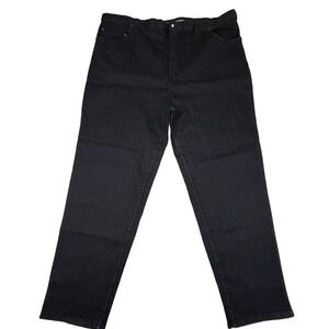 NEW HB Continuous Comfort‎ Stretch Denim Men's Jeans 50x34 Black Big & Tall NWT